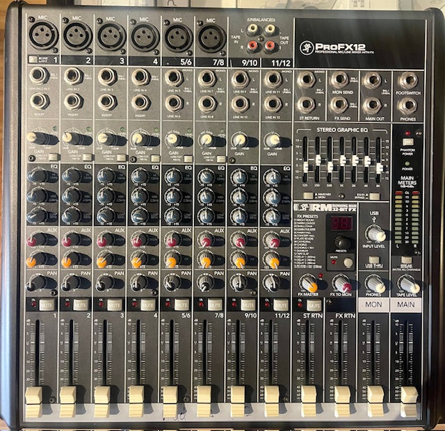 Mackie ProFX12 12-Channel Effects Mixer (Pre-Owned)