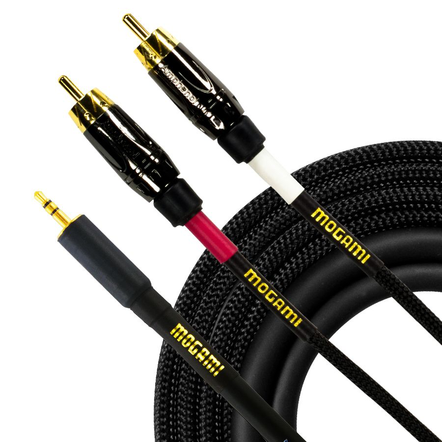 Mogami 3.5 TRS to Dual RCA